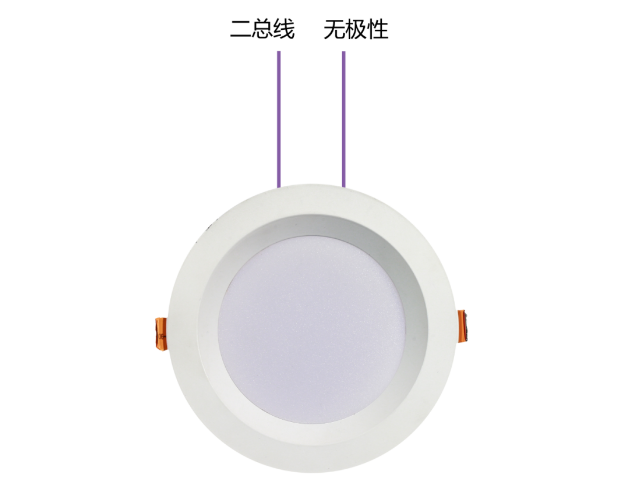 集中電源集中控制型應急照明燈具（嵌頂式）接線圖