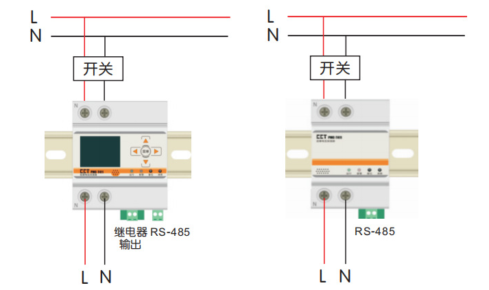 PMC-T411故障電弧探測(cè)器接線圖