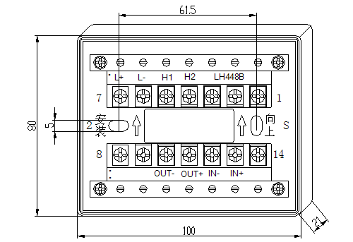 陸和LH448B輸入輸出模塊接線圖