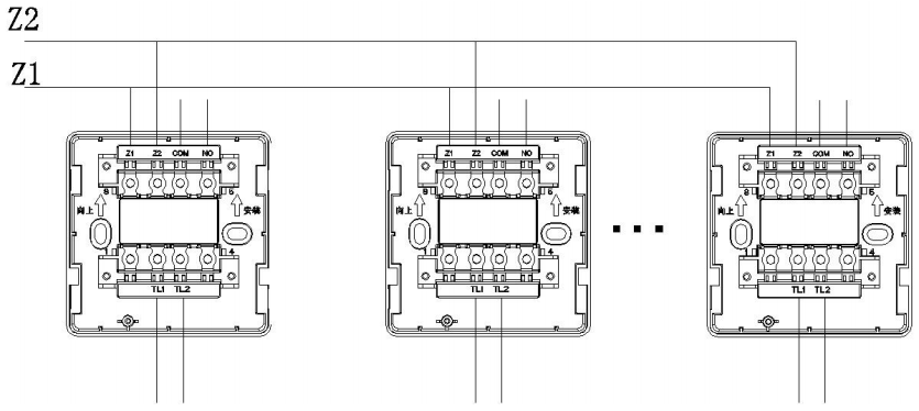 RF1210消火栓按鈕接線圖