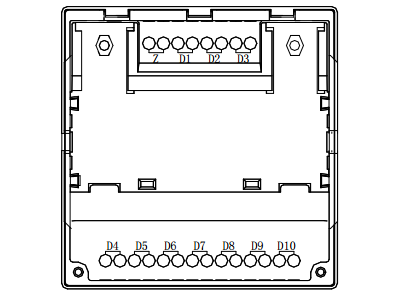 RE1310組合式電氣火災(zāi)監(jiān)控探測器接線端子說明