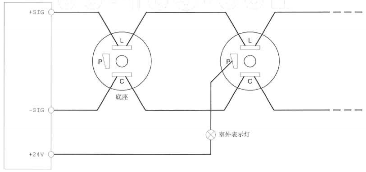 CKH-AS類比光電式感煙火災探測器接線圖