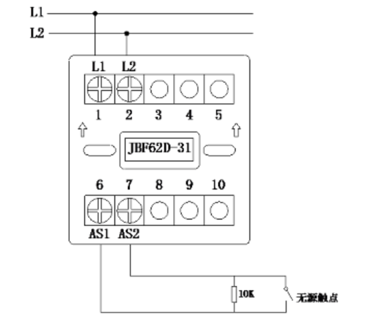JBF62D-31輸入接口模塊接線圖