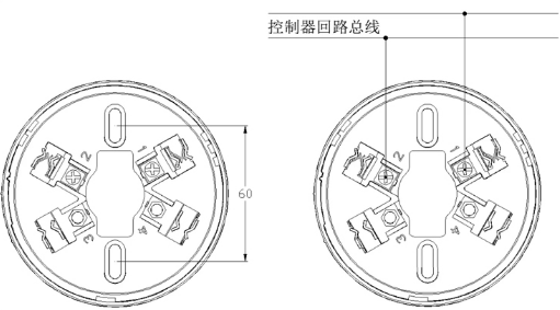 點(diǎn)型光電感煙火災(zāi)探測器JTY-GD-FANT6002接線圖