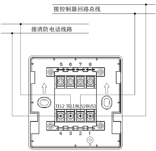 手動(dòng)火災(zāi)報(bào)警按鈕J-SAP-FANT6022接線圖
