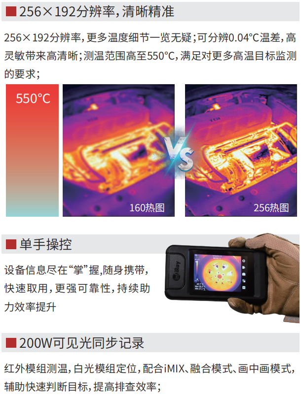 天權P200口袋式熱像儀