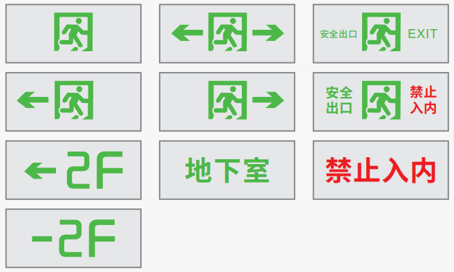 Z-BLJC-1LROEⅡ0.5W-1410A集中電源集中控制型消防應(yīng)急標(biāo)志燈具LG1410A