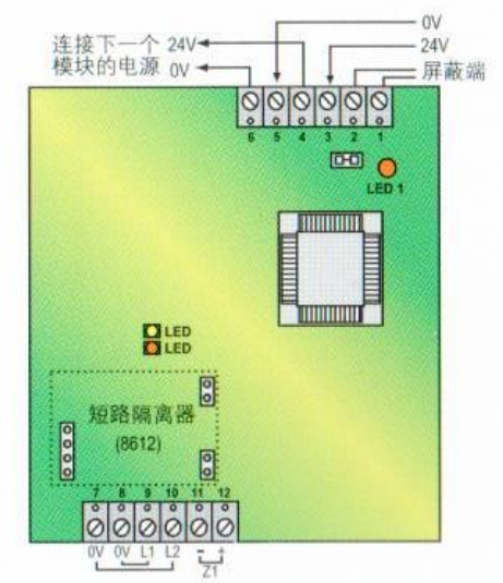 精靈8614輸入模塊接線圖