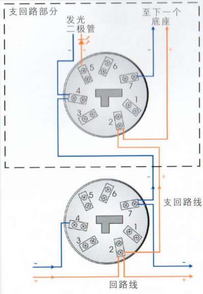 精靈1590探測器標(biāo)準(zhǔn)底座接線圖