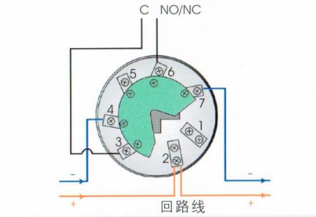 精靈1591探測器繼電器底座接線圖