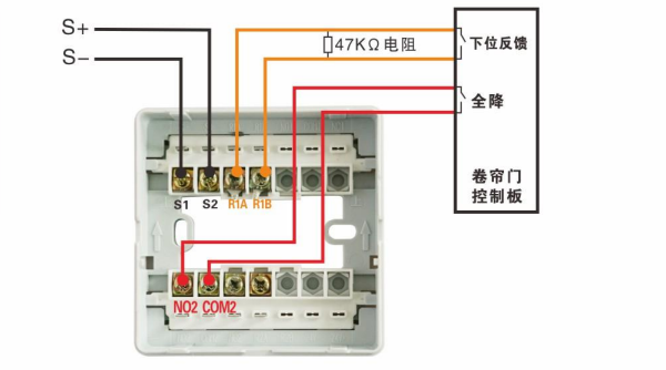 J-EI8043無源控制（兩線制接線）接線圖