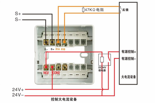 J-EI8043控制大電流設(shè)備接線圖