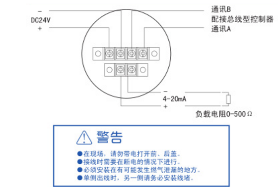 TC-F07-1點型可燃氣體探測器接線方法