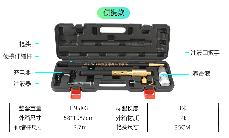 ABS-Y20便攜款煙感探測(cè)器試驗(yàn)器組成