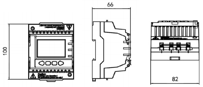 BV-R0600剩余電流式電氣火災(zāi)監(jiān)控探測器外觀尺寸