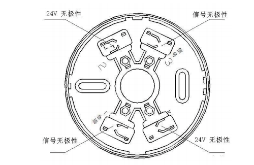 JB-YS4312B火災(zāi)聲光警報(bào)器底座接線圖