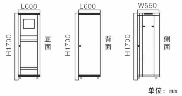 JT-C-300W應(yīng)急照明控制器外觀尺寸