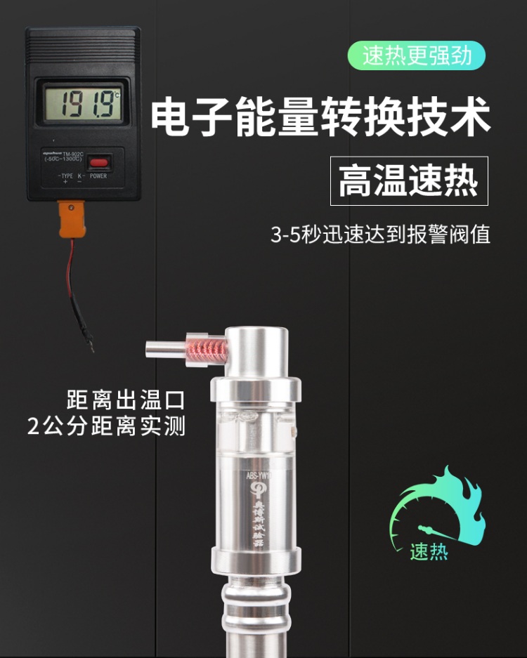 ABS-YW10一體二合一煙溫試驗(yàn)器高溫技術(shù)