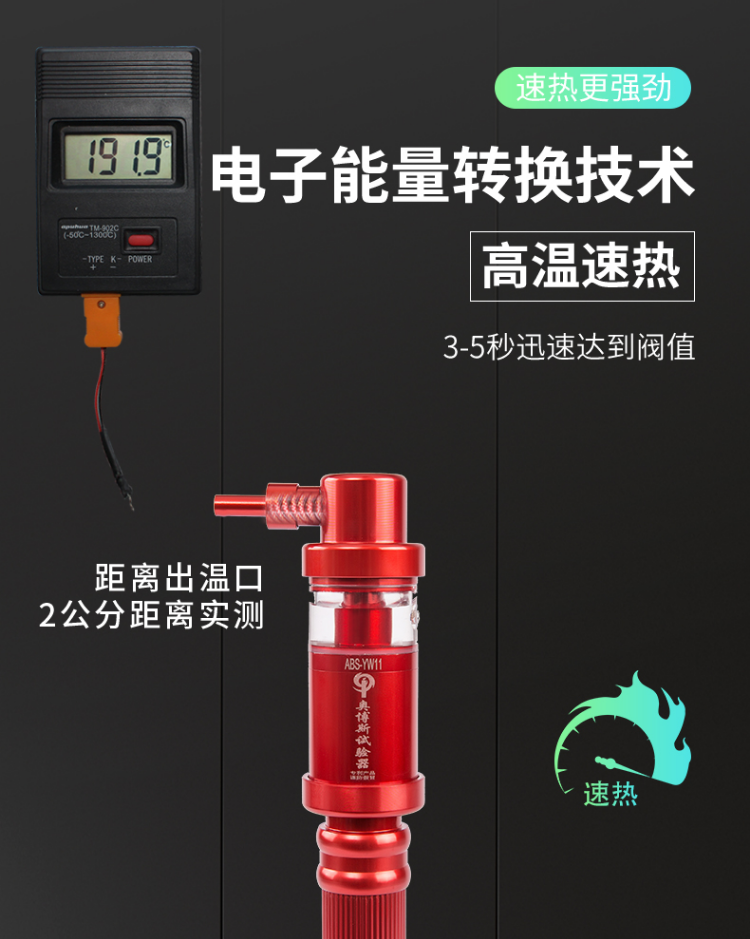 ABS-YW11自動感應型一體二合一試驗器煙槍測溫感