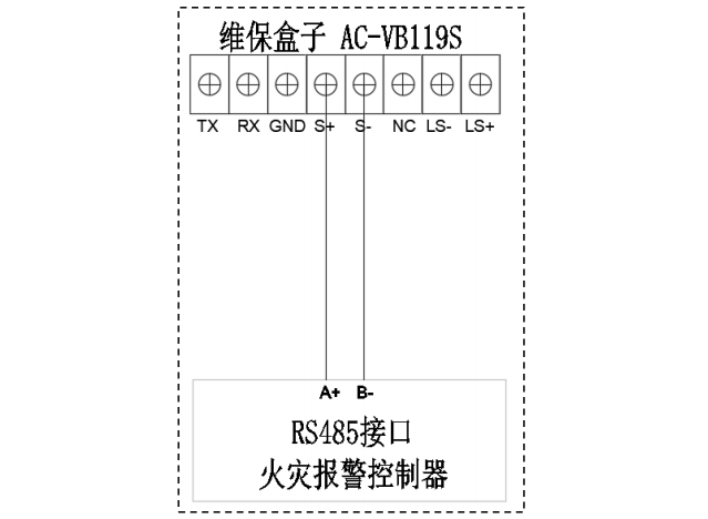 AC-VB119S奧創(chuàng)數(shù)研維保盒子接線說(shuō)明