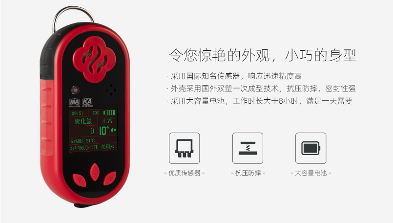 CLH100硫化氫測(cè)定器特點(diǎn)