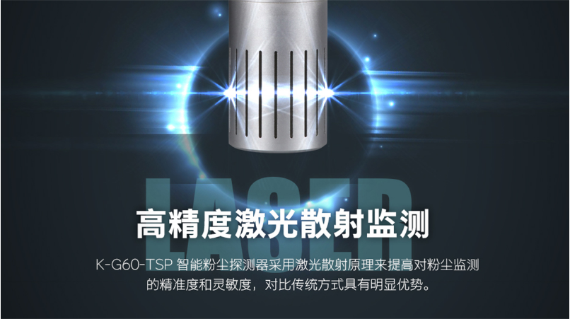 K-G60-TSP固定式粉塵探測器特點