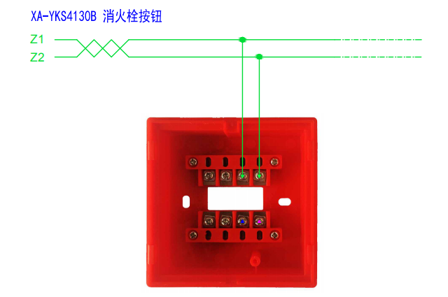 XA-YKS4130B消火栓按鈕接線圖