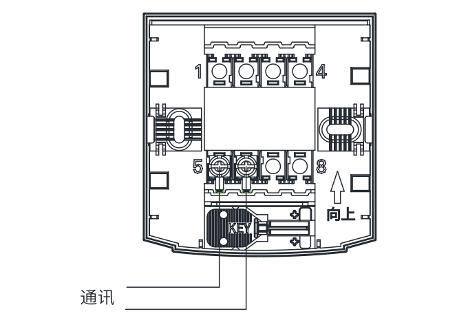 HD200AV地址式火災(zāi)聲光警報(bào)器接線示意圖