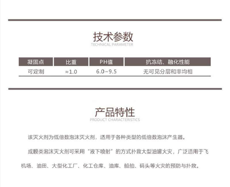 AFFF6%-4℃水成膜泡沫滅火劑