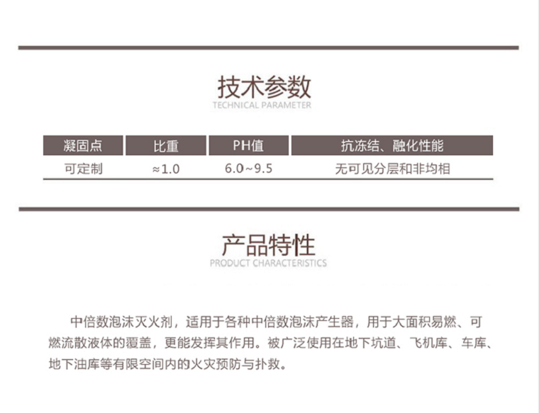 Z6%-10℃中倍數(shù)泡沫滅火劑