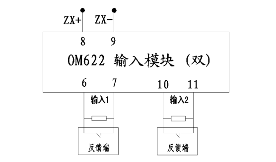 OM622輸入模塊接線圖