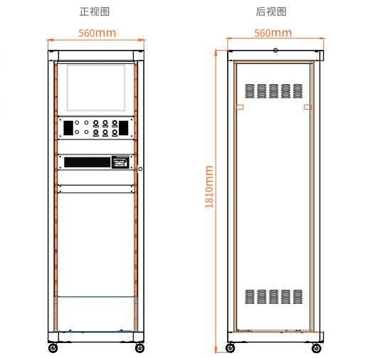 HS-C-H8100應急照明控制器外觀尺寸