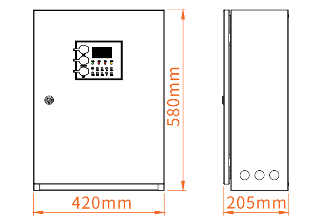 HS-D-0.3KVA-H8112應(yīng)急照明集中電源外形尺寸