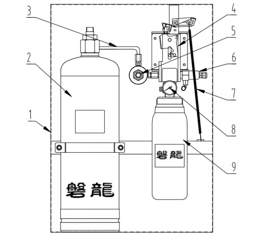 CMJS10-1-PAVLN廚房設(shè)備滅火裝置結(jié)構(gòu)