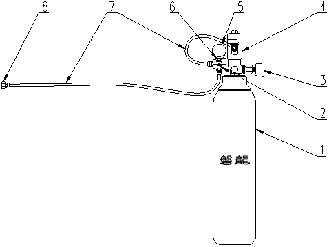 全氟己酮直接探火管式滅火裝置結(jié)構(gòu)圖