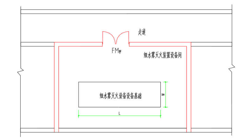 XSWBZ1600/2.5-PAVLN中壓細水霧滅火裝置設(shè)備間布置示例