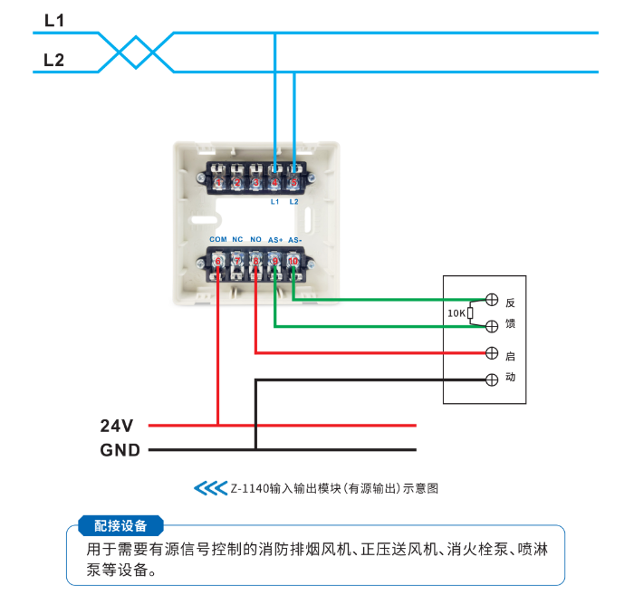 Z-1140輸入輸出模塊接線圖