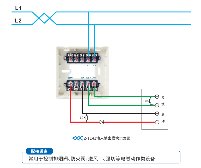 Z-1141輸入輸出模塊接線圖