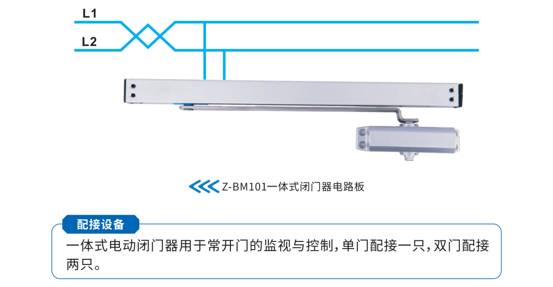 Z-BM101一體式閉門器電路板