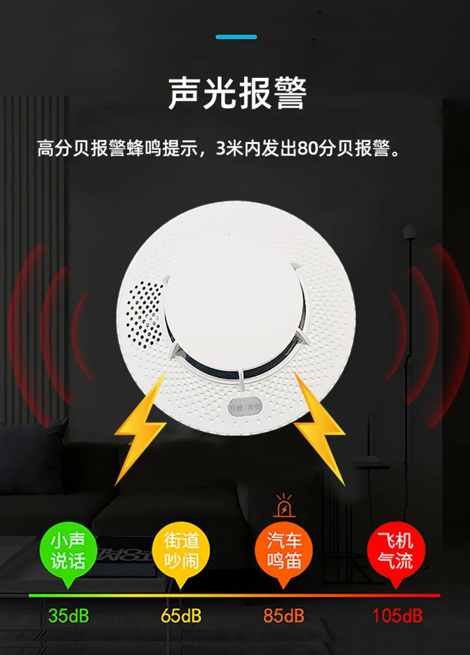 泰和安TX3190A獨立式感煙火災探測器聲光報警