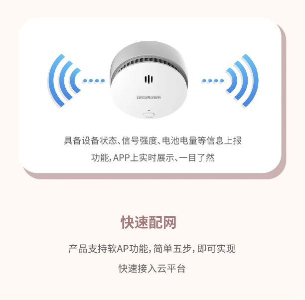 大華Wi-Fi版獨(dú)立式光電感煙火災(zāi)探測報警特點