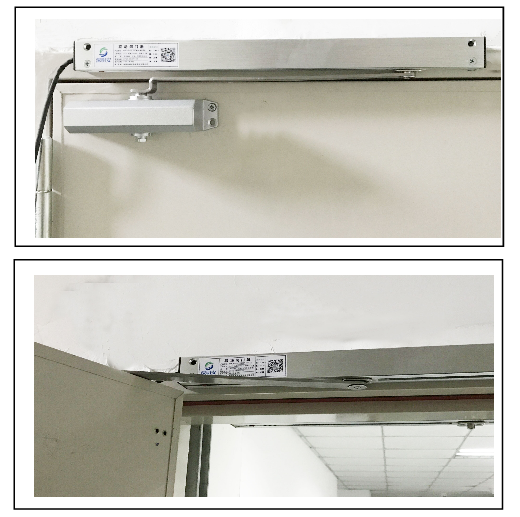 拉門面聯(lián)動電動閉門器安裝圖