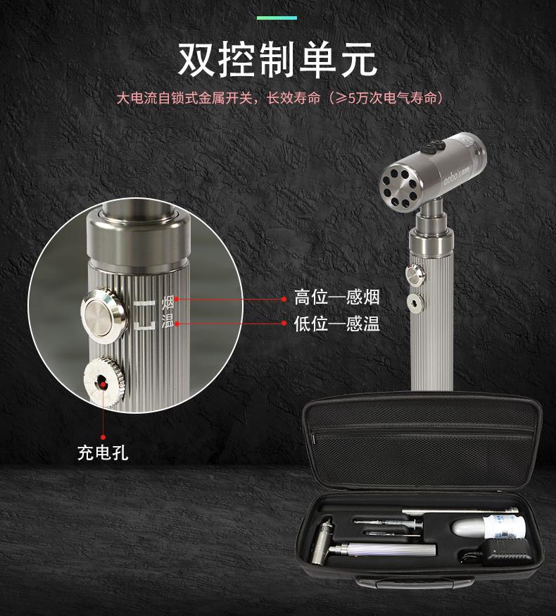 ABS-V1【迷你款】自動(dòng)一體二合一煙溫試驗(yàn)器雙控制單元介紹