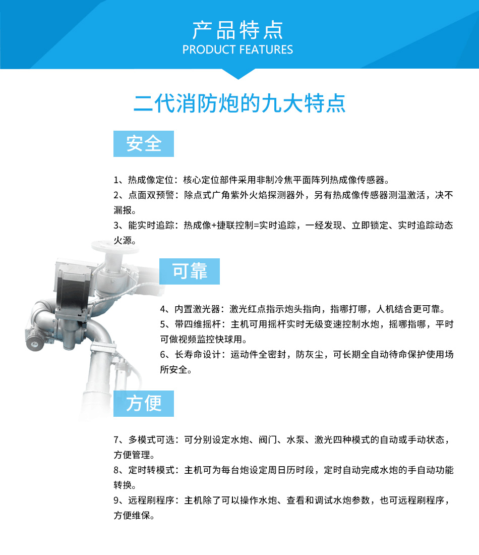 ZDMS0.9/30S-LZⅡ噴射式自動(dòng)跟蹤定位射流滅火裝置