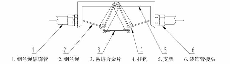 廚房設(shè)備滅火裝置感溫器結(jié)構(gòu)