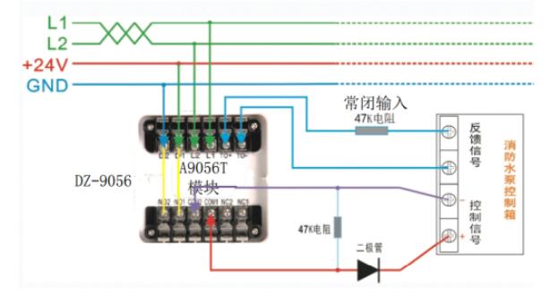A9056T輸入/輸出模塊接線圖