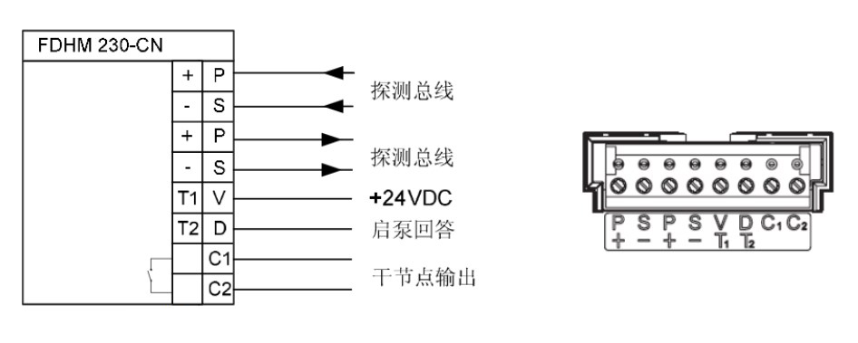 FDHM183S消火栓按鈕接線圖