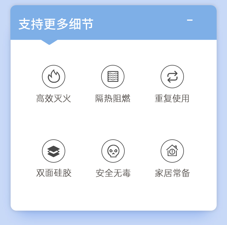 WSH-MHT-01滅火毯特點