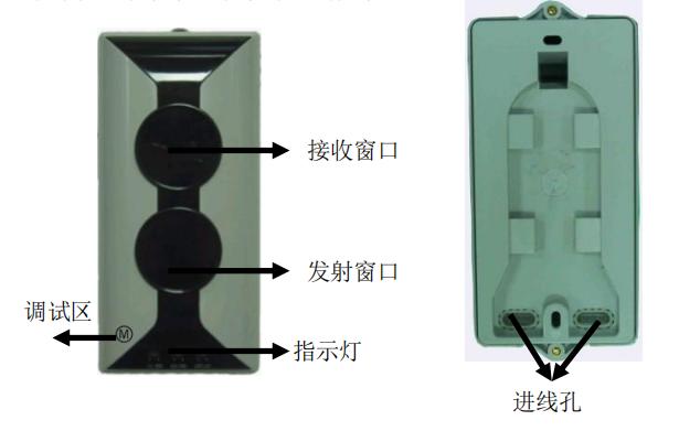 JTY-HM-GST103線型光束感煙火災(zāi)探測器結(jié)構(gòu)圖