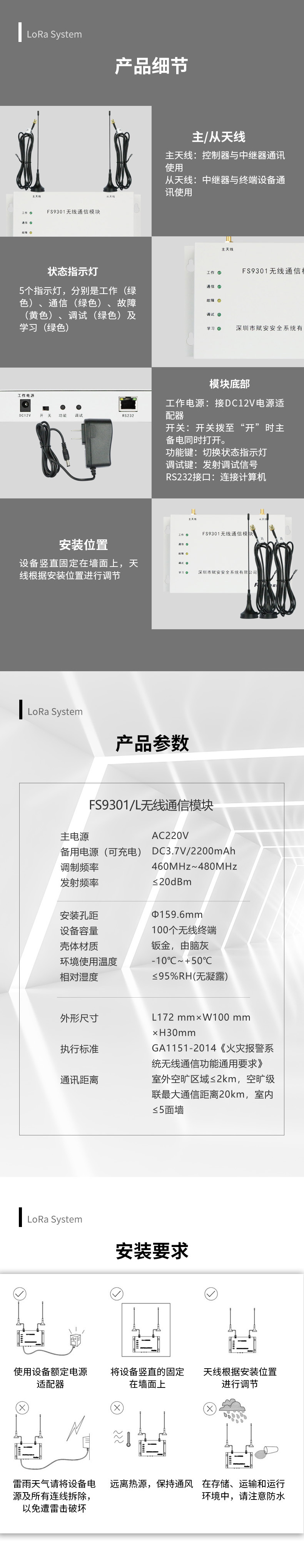 FS9301/L無(wú)線通信模塊3